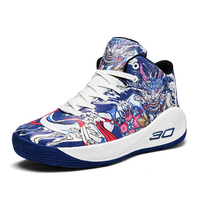 Augstākās klases vīriešu basketbola apavi Platforma Sieviešu sporta apavi Modes apdrukātas basketbola kedas Superstar Unisex Basket Shoes