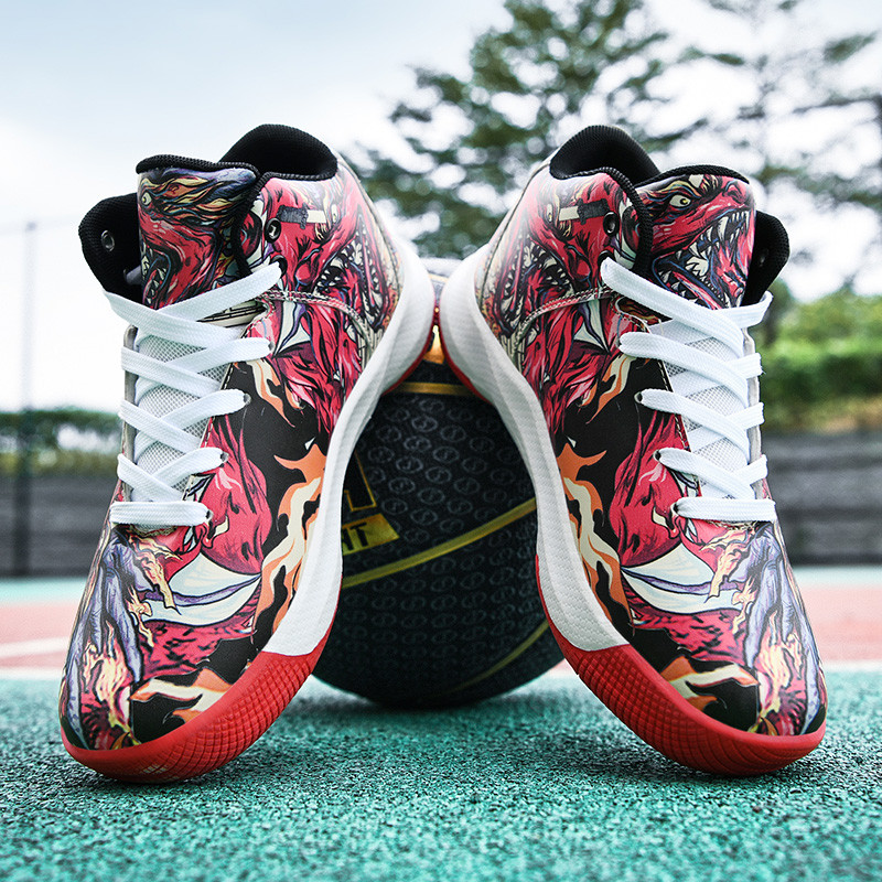 Augstākās klases vīriešu basketbola apavi Platforma Sieviešu sporta apavi Modes apdrukātas basketbola kedas Superstar Unisex Basket Shoes