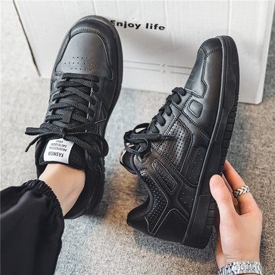 Топ мъжки ежедневни обувки Модни луксозни дизайнерски черни обувки за скейтборд на открито Мъжки бели маратонки Plate-forme маратонки