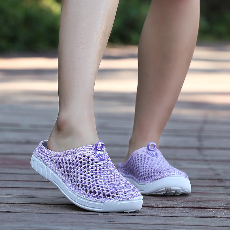 Moteriškos pavasario ir vasaros mados paplūdimio šlepetės Klumpės Batai Kvėpuojantys Neslystantys sandalai