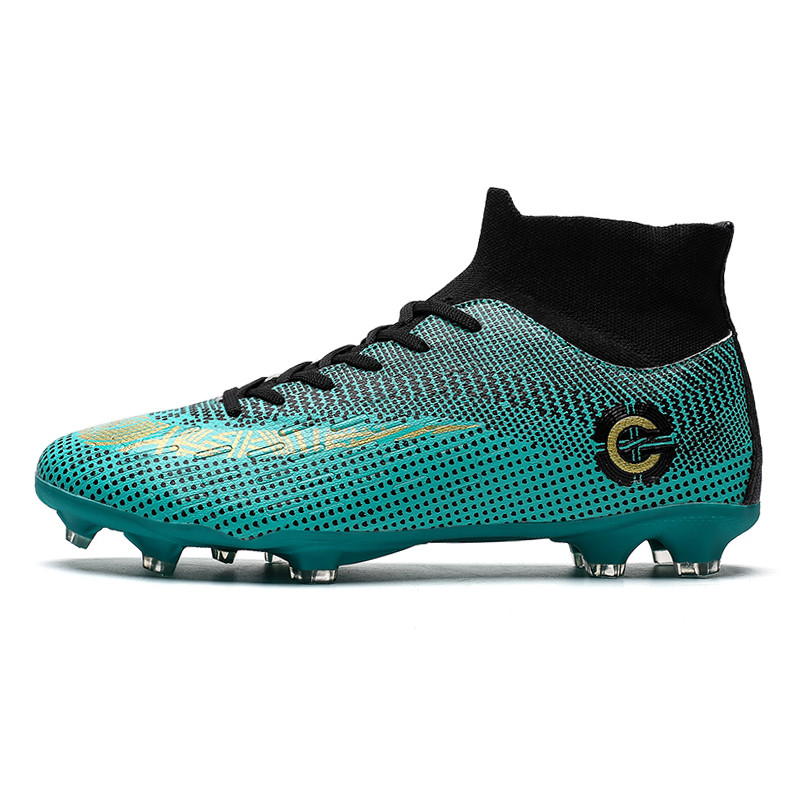 Pieaugušajiem profesionālie FG/TF futbola apavi Neslīdoši, gari ar tapas futbola zābaki Jauniem bērniem ar augstu potīti, zāliena futbola kedas