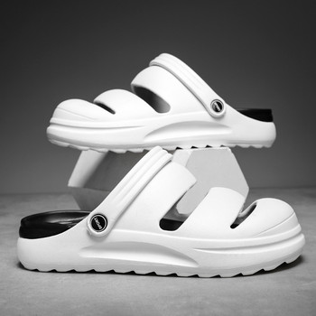 Външни сандали с дебела подметка Мъжки дишащи летни чехли Плажни сандали против хлъзгане Дамски леки обувки за разходка за сърф