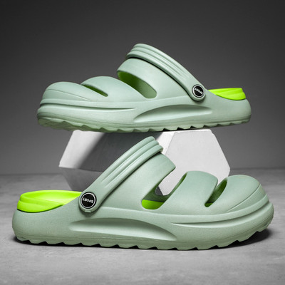 Vastag talpú kültéri szandálok férfi légáteresztő nyári papucsok csúszásgátló strandszandálok női könnyű gázlócipők szörfözéshez