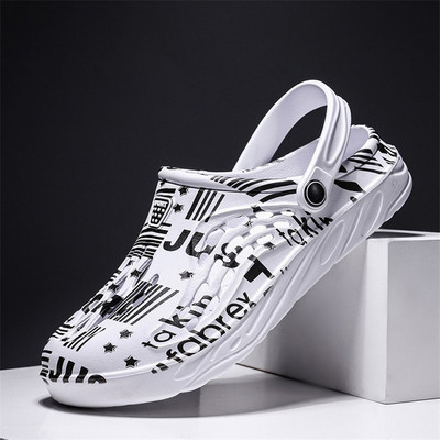 Állítható pántos szandálok férfi nyári légáteresztő papucsok Női csúszásgátló kültéri szandálok gumi Aqua strandpapucsok nyaraláshoz