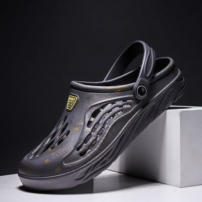 Állítható pántos szandálok férfi nyári légáteresztő papucsok Női csúszásgátló kültéri szandálok gumi Aqua strandpapucsok nyaraláshoz