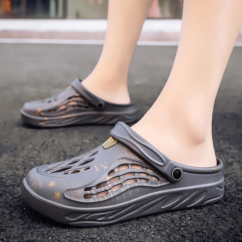 Állítható pántos szandálok férfi nyári légáteresztő papucsok Női csúszásgátló kültéri szandálok gumi Aqua strandpapucsok nyaraláshoz