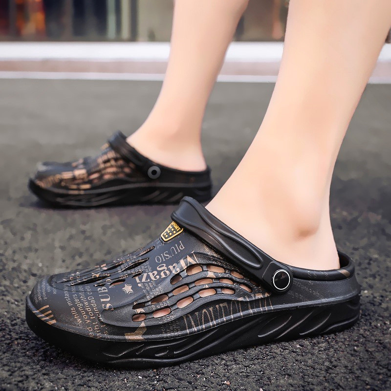 Állítható pántos szandálok férfi nyári légáteresztő papucsok Női csúszásgátló kültéri szandálok gumi Aqua strandpapucsok nyaraláshoz