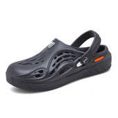 Könnyű férfi szandálok nyári légáteresztő papucsok, állítható sarokpánttal, strandpapucsok, női kültéri csúszásmentes gázlószandálok