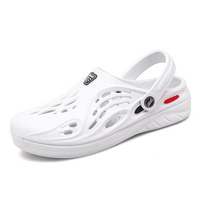 Könnyű férfi szandálok nyári légáteresztő papucsok, állítható sarokpánttal, strandpapucsok, női kültéri csúszásmentes gázlószandálok