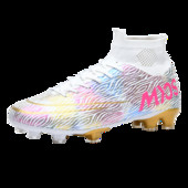 Vyriški aukštakulniai futbolo bateliai, neslystantys smūgius sugeriantys treniruotės Futsal batai Vaikiški futbolo bateliai lauko stovyklai