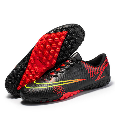 2022-es férfi focicipők könnyű, kiváló minőségű, kényelmes TF kemény pályás kültéri gyermekfutballcipők chuteira