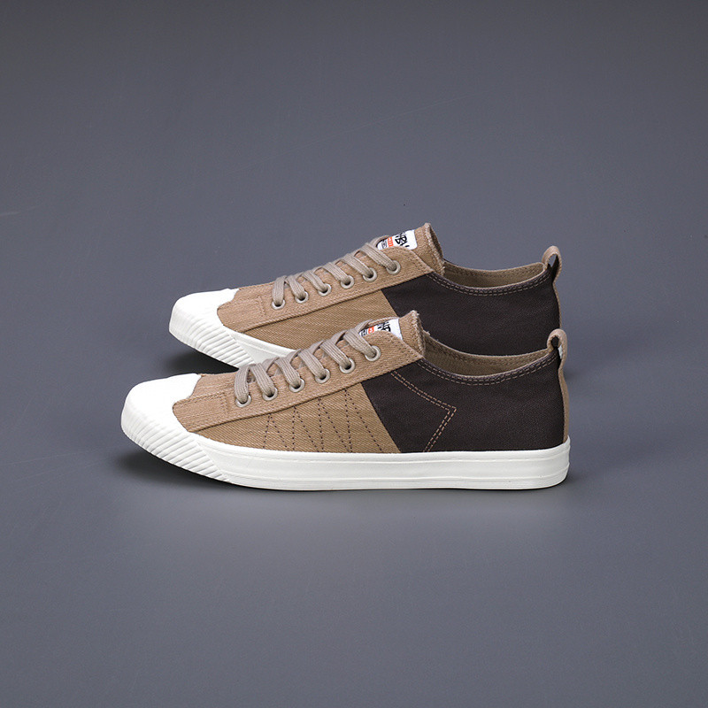 2023 nyári vegyes színek Férfi mélyen dekoltált lapos cipők Férfi kényelmes, könnyű gördeszkacipők Retro alkalmi cipők Basket Homme