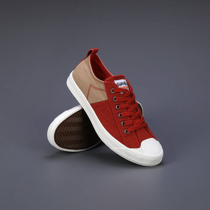 2023 nyári vegyes színek Férfi mélyen dekoltált lapos cipők Férfi kényelmes, könnyű gördeszkacipők Retro alkalmi cipők Basket Homme