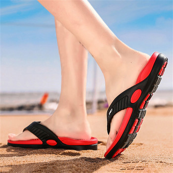 Мъжки джапанки Дишащи летни обувки Модни плажни чехли Мъжки бързосъхнещи сандали за газене Меко сабо за ходене за водни спортове