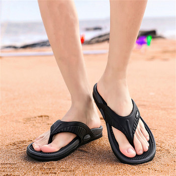Мъжки джапанки Дишащи летни обувки Модни плажни чехли Мъжки бързосъхнещи сандали за газене Меко сабо за ходене за водни спортове