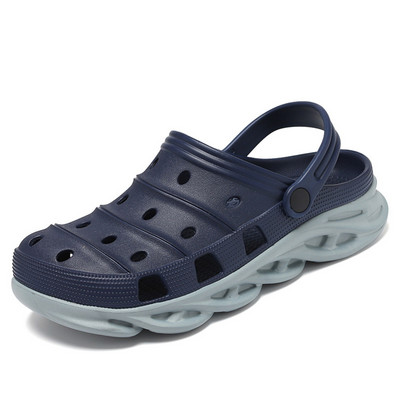 Könnyű strandszandálok férfi légáteresztő nyári papucsok férfi kültéri sportszandál csúszásgátló puha sétacipők vízi zuhanyhoz