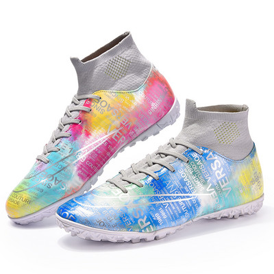 Vīriešu jauni Mandarin Duck futbola apavi FG/TF Grass pretslīdēšanas treniņu apavi Futbola zābaki Bērnu āra sporta apavi