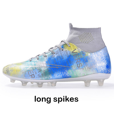 Vīriešu jauni Mandarin Duck futbola apavi FG/TF Grass pretslīdēšanas treniņu apavi Futbola zābaki Bērnu āra sporta apavi