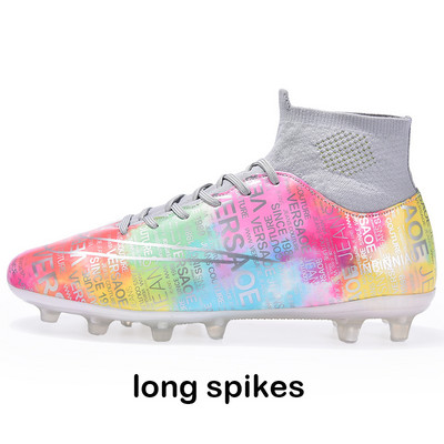 Vīriešu jauni Mandarin Duck futbola apavi FG/TF Grass pretslīdēšanas treniņu apavi Futbola zābaki Bērnu āra sporta apavi