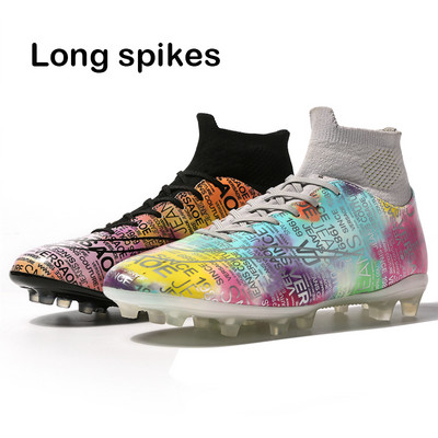 Vīriešu jauni Mandarin Duck futbola apavi FG/TF Grass pretslīdēšanas treniņu apavi Futbola zābaki Bērnu āra sporta apavi