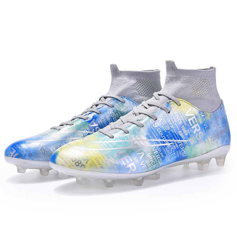 Vīriešu jauni Mandarin Duck futbola apavi FG/TF Grass pretslīdēšanas treniņu apavi Futbola zābaki Bērnu āra sporta apavi