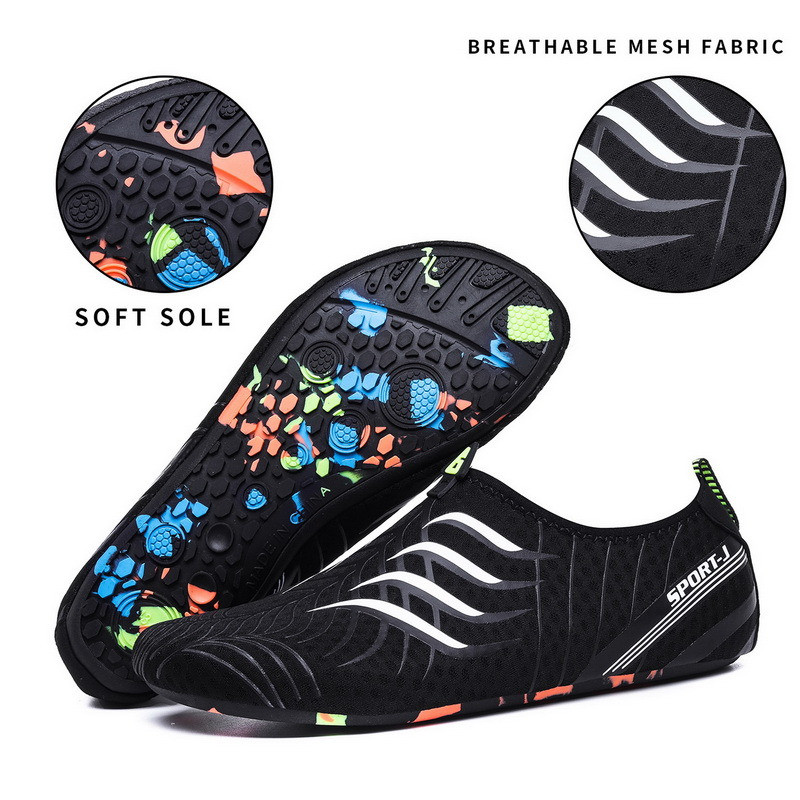 Aukštos kokybės sportiniai vandens sportbačiai Unisex plaukimo Aqua Seaside šlepetės Surf Upstream Lengvi greitai džiūstantys paplūdimio vandens batai