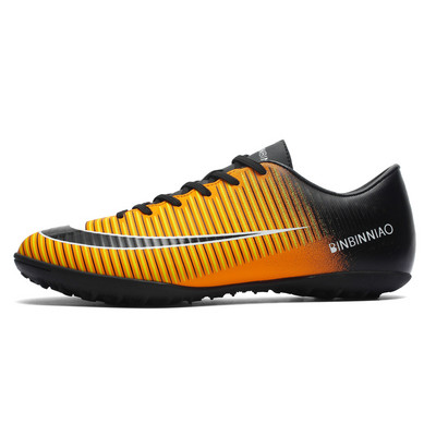 Férfi magas boka FG/TF futballcipők gyepfocicipők, továbbfejlesztett vezérlésű edzőcipők többféle stílusban