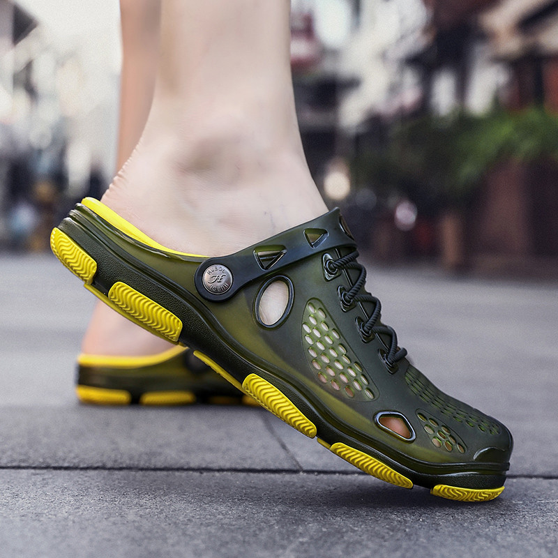 Jaunas ūdens apavi Vīriešu sporta sandales Vasaras elpojošas ūdens vīriešu apavi Pludmales vieglas pretslīdes ūdens sandales sporta apavi vīriešu kedas