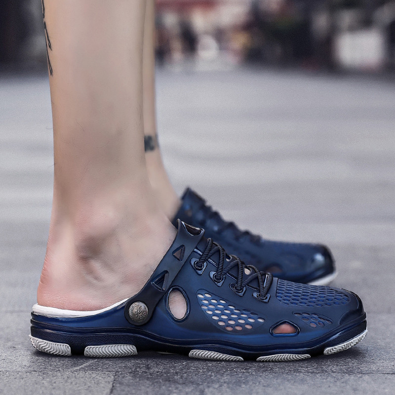 Jaunas ūdens apavi Vīriešu sporta sandales Vasaras elpojošas ūdens vīriešu apavi Pludmales vieglas pretslīdes ūdens sandales sporta apavi vīriešu kedas