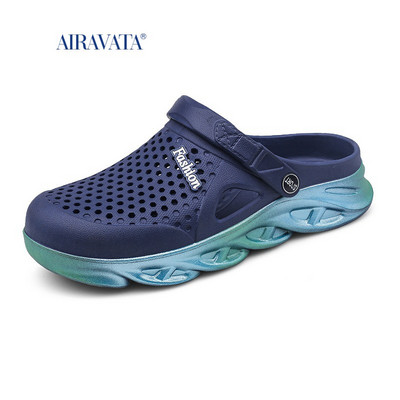 Bărbat Femeie Papuci de vară Scobiți Respirabili Beach Flip Flops Unisex Casual Slip-on Flats Sandale Pantofi Dimensiune 36-45 Pantofi