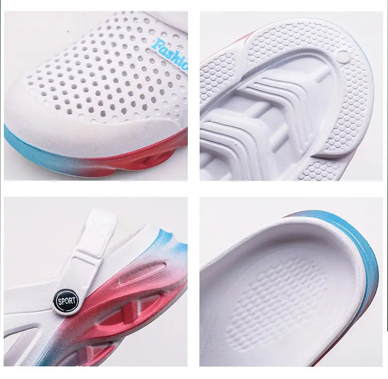 Vīrietis, sieviete, vasaras čības, dobas, elpojošas pludmales čības, unisex, ikdienišķas, pievelkamās sandales, apavi, izmērs 36-45 Zapatos