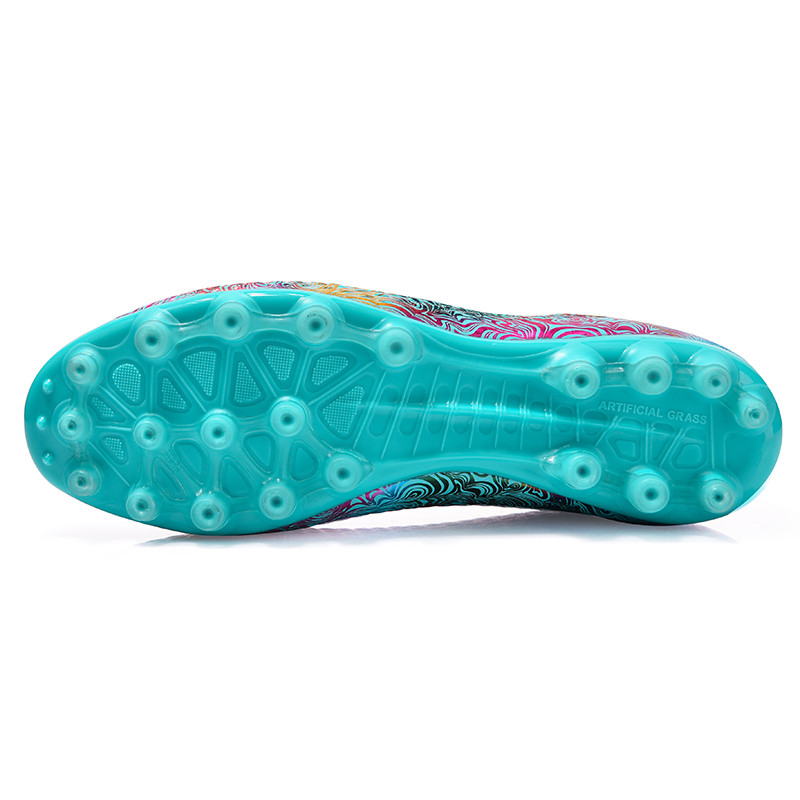 Nauji futbolo bateliai AG/TF Neslystantys lauko futbolo batai itin lengvi vaikiški futbolo segtukai porai vyriški didelio dydžio sportbačiai