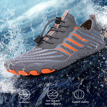 Дамски летни спортни сандали Водни обувки Мъжки боси плажни обувки Дишащи бързосъхнещи River Sea Aqua маратонки Плажни маратонки