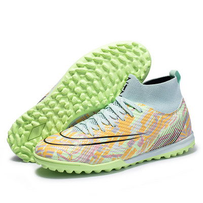 Vīriešu Bērnu Futbola Zābaki FG/TF Futbola Apavi Zēniem Meiteņu Knaibles Treniņiem Augstas Top Potītes Sporta kedas Āra Futsal Futsal Zābaki