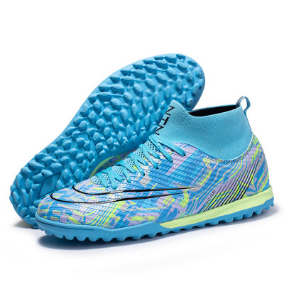 Vīriešu Bērnu Futbola Zābaki FG/TF Futbola Apavi Zēniem Meiteņu Knaibles Treniņiem Augstas Top Potītes Sporta kedas Āra Futsal Futsal Zābaki
