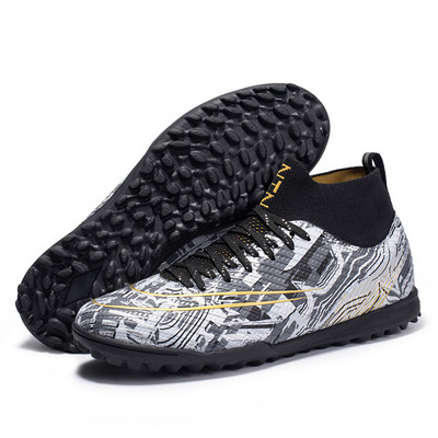 Vīriešu Bērnu Futbola Zābaki FG/TF Futbola Apavi Zēniem Meiteņu Knaibles Treniņiem Augstas Top Potītes Sporta kedas Āra Futsal Futsal Zābaki