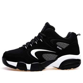 2021 Маркови маратонки Мъжки баскетболни обувки с въздушна възглавница Дамски дишащи спортни обувки от изкуствена кожа Мъжки маратонки Ниски обувки