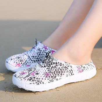 Fashion Ladies Beach Breathable Mesh Παντόφλες Slippery Clogs Παπούτσια