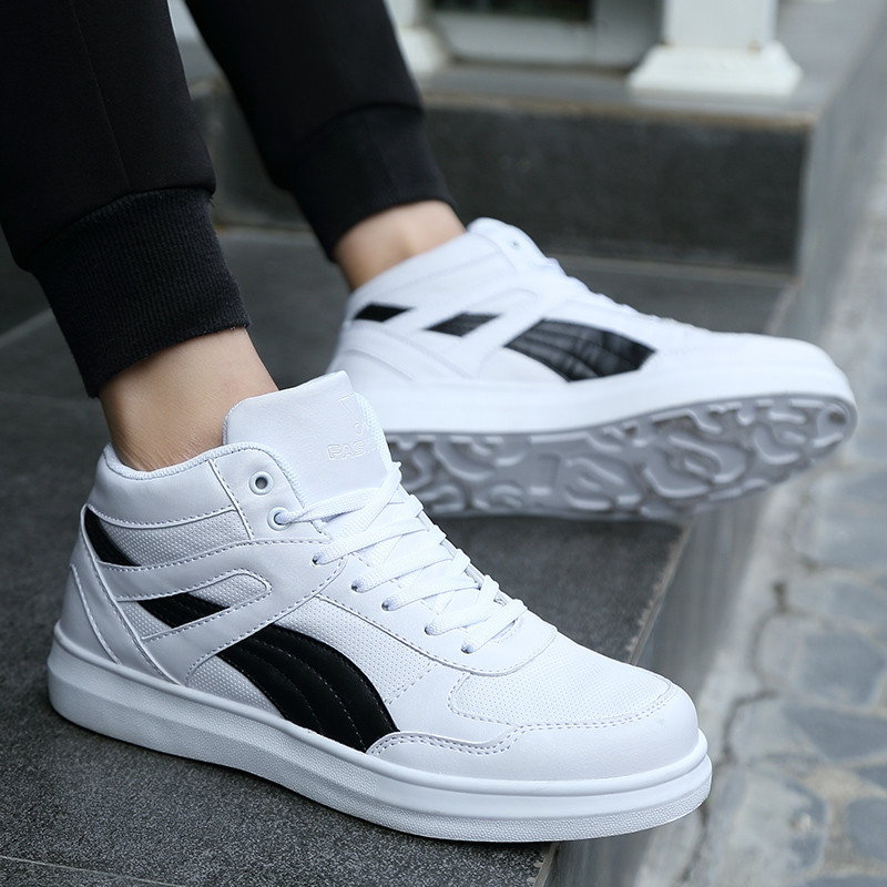 Jesen Zima Visoke cipele za skateboard Unisex Bijeli topli baršun Muške tenisice za skateboarding Protuklizne Ženske ležerne sportske cipele