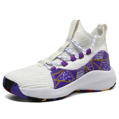 Divatos, légáteresztő zokni sportcipők férfi női vaskos magas cipők kosárlabda kültéri kosárlabda futócipők férfiaknak