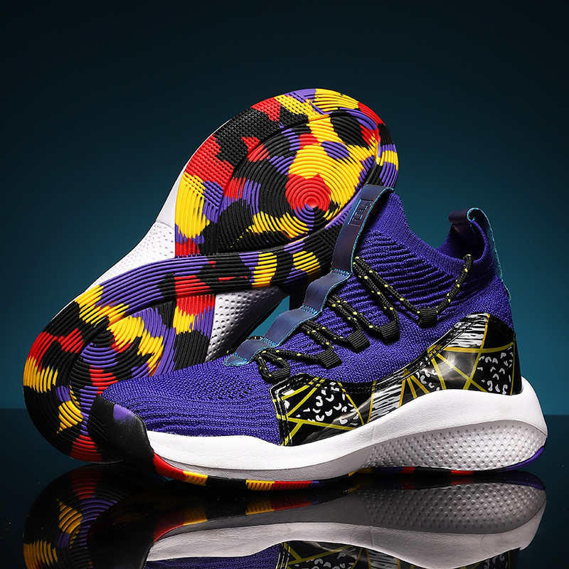 Divatos, légáteresztő zokni sportcipők férfi női vaskos magas cipők kosárlabda kültéri kosárlabda futócipők férfiaknak