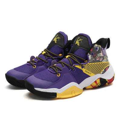 Jaunas augstākās kvalitātes sarkanas basketbola apavi sieviešu sieta elpojošas vīriešu sarkanas kedas Profesionālas vīriešu basketbola apavi ar augstu augšdaļu