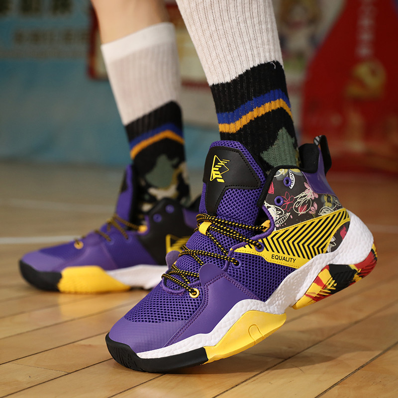 Jaunas augstākās kvalitātes sarkanas basketbola apavi sieviešu sieta elpojošas vīriešu sarkanas kedas Profesionālas vīriešu basketbola apavi ar augstu augšdaļu