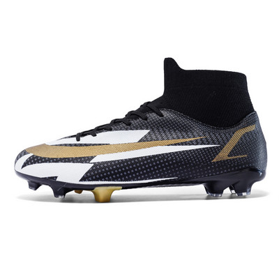 Augstas potītes Vīriešu futbola apavi Pretslīdēšanas Tf/fg Futbola Zābaki Profesionāli Bērnu Apavi Treniņu Apavi Āra Zāle Klips Kurpes