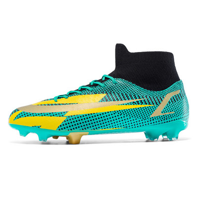 Augstas potītes Vīriešu futbola apavi Pretslīdēšanas Tf/fg Futbola Zābaki Profesionāli Bērnu Apavi Treniņu Apavi Āra Zāle Klips Kurpes