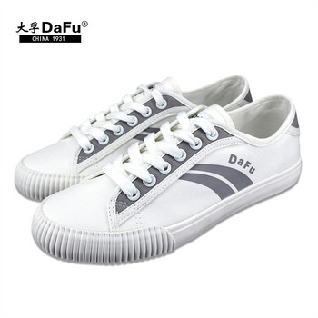 DaFu Shoes Kung fu платнени обувки Мъжки и дамски маратонки Ниски класически скейтборд бели сиви обувки