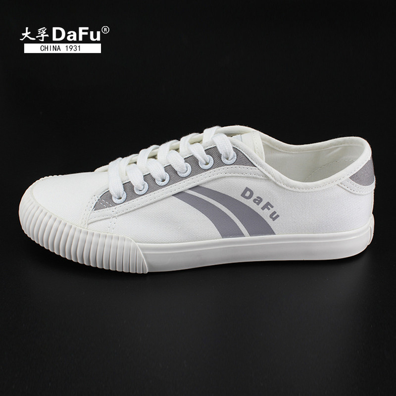 DaFu Shoes Kung fu платнени обувки Мъжки и дамски маратонки Ниски класически скейтборд бели сиви обувки