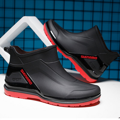 2023-as nyári férfi horgász- és esőcsizma, csúszásmentes, vízálló, kopásálló és esőálló, könnyű gumi esőcsizma