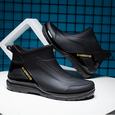 2023-as nyári férfi horgász- és esőcsizma, csúszásmentes, vízálló, kopásálló és esőálló, könnyű gumi esőcsizma