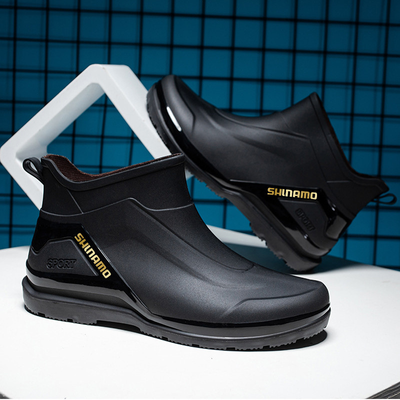 2023-as nyári férfi horgász- és esőcsizma, csúszásmentes, vízálló, kopásálló és esőálló, könnyű gumi esőcsizma